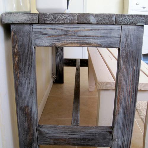 Country Plank Table and Bench