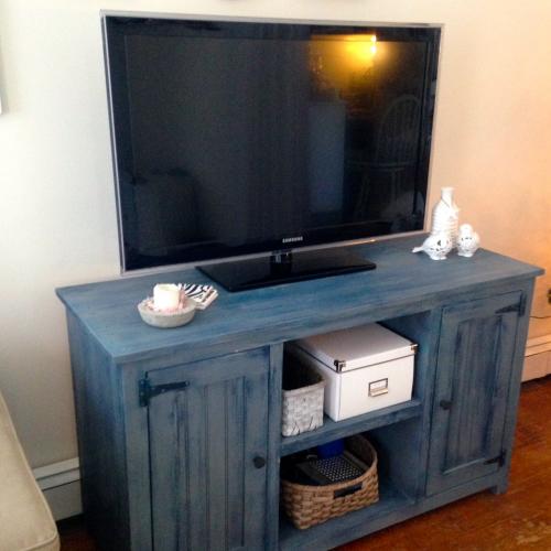 Painted TV Stand | Forget Them Not Home Decor