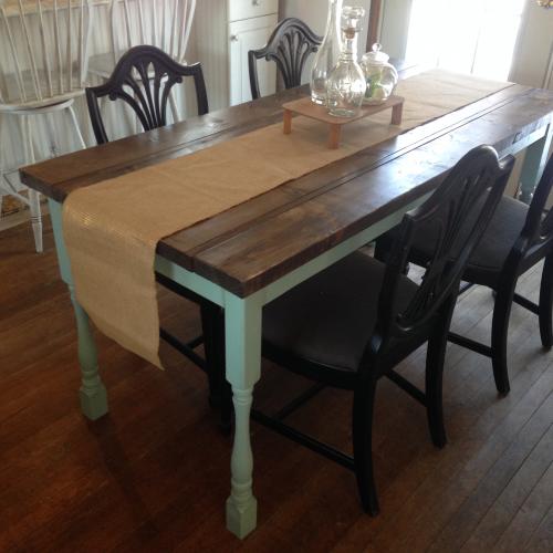 Painted Kitchen Table