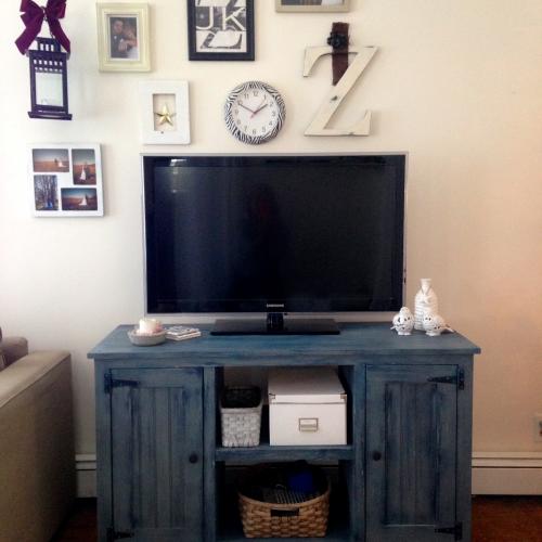 Painted TV Stand